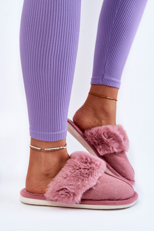 Chaussons chauds avec fourrure Franco