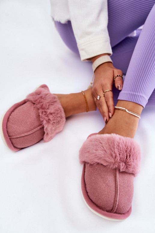Chaussons chauds avec fourrure Franco