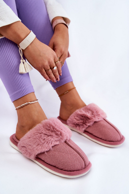 Chaussons chauds avec fourrure Franco
