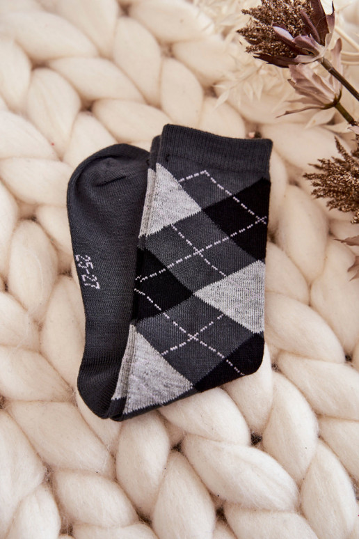 Chaussettes longues à carreaux 5 pcs. Couleurs différentes Chaussettes longues à carreaux 5 pcs. Couleurs différentes