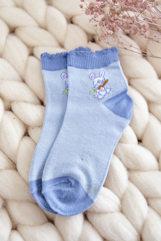 Chaussettes exclusives avec lapins 5 pcs. Couleurs différentes Chaussettes exclusives avec lapins 5 pcs. Couleurs différentes