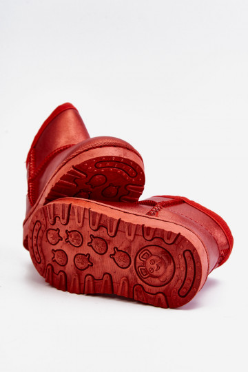 Bottes de neige chaudes pour enfants de couleur rouge Scooby 2