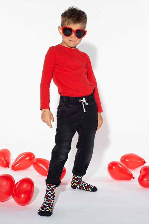 Un lot de chaussettes colorées