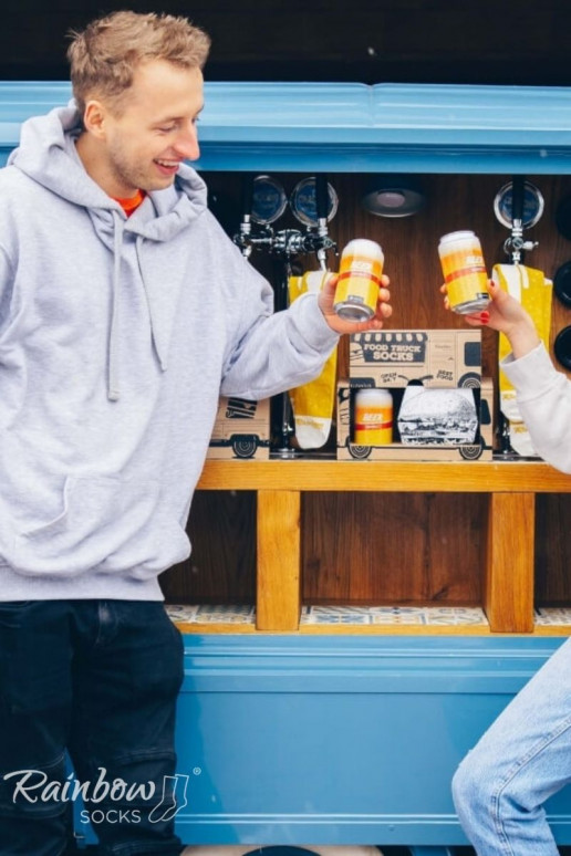 Set de chaussettes Food Truck Socks Box 3 paires