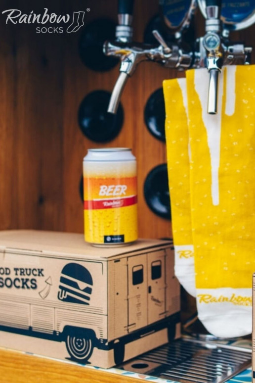 Set de chaussettes Food Truck Socks Box 3 paires