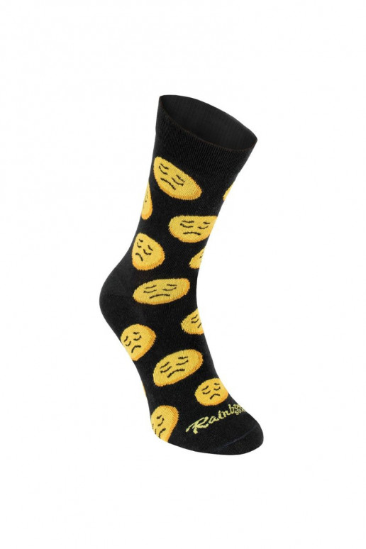 3 paires de chaussettes colorées dans une boîte