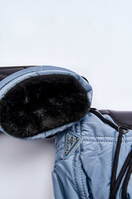 bottes de neige à lacets de couleur bleue Carrios bottes de neige à lacets de couleur bleue Carrios