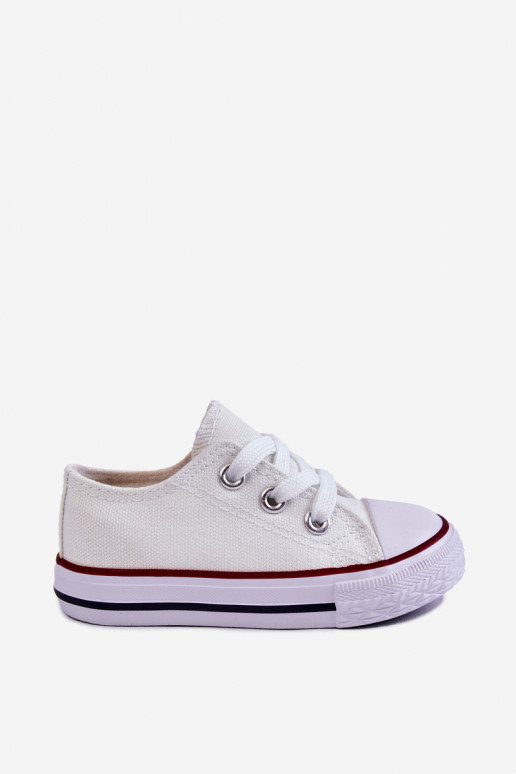 Chaussures de sport classiques pour enfants de couleur blanche Filemon