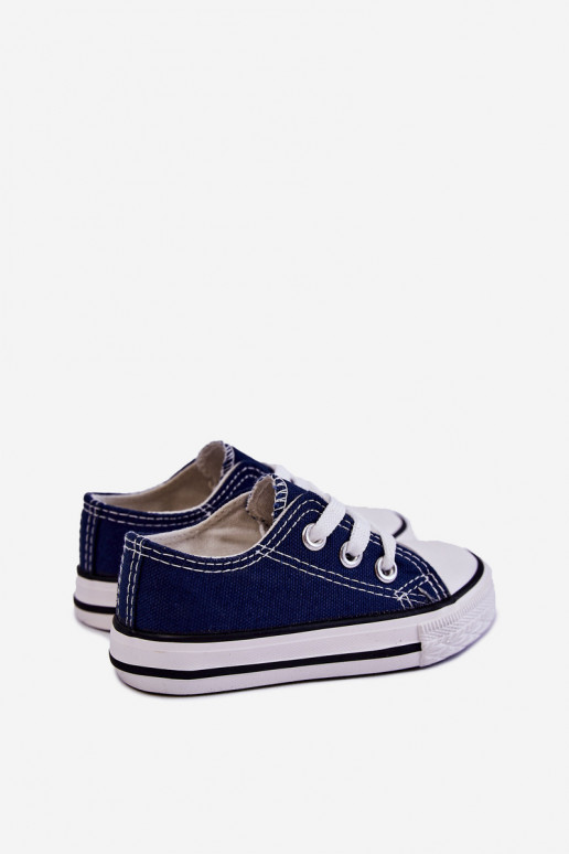 Chaussures de sport classiques pour enfants de couleur bleu foncé Filemon