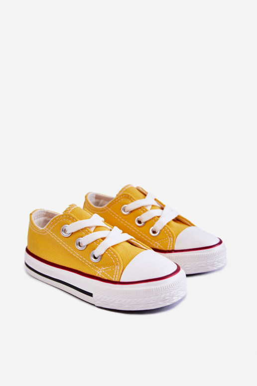 Chaussures de sport classiques pour enfants de couleur jaune Filemon Chaussures de sport classiques pour enfants de couleur jaune Filemon