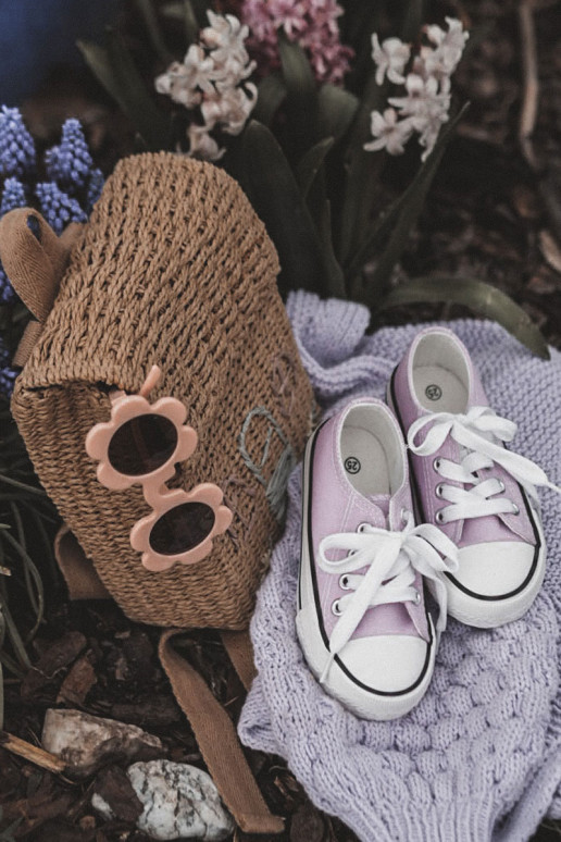 Chaussures de sport classiques pour enfants Violet Filemon