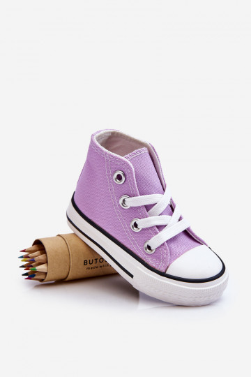 Chaussures pour enfants à semelle couleur violet Filemon 2