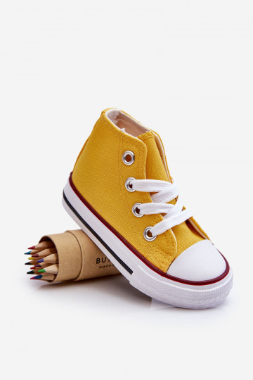 Chaussures pour enfants à semelles, jaune Filemon 2