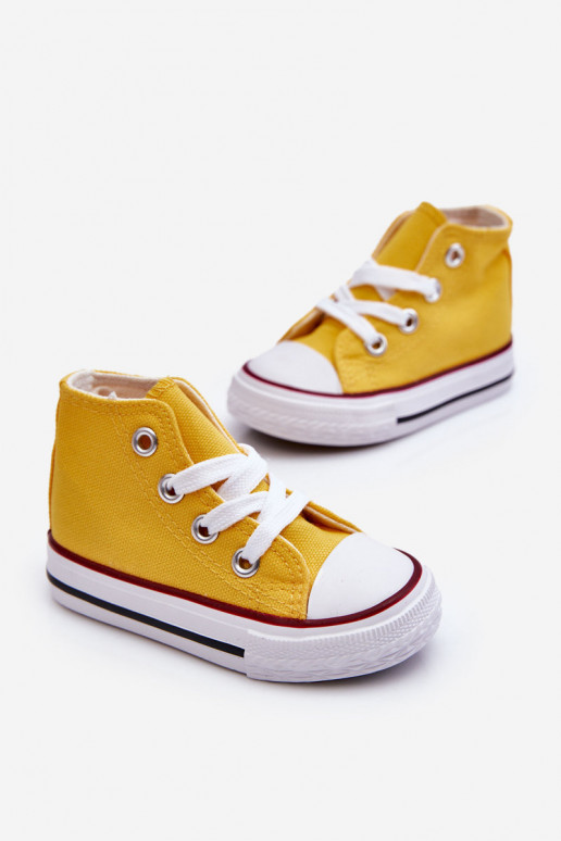 Chaussures pour enfants à semelles, jaune Filemon
