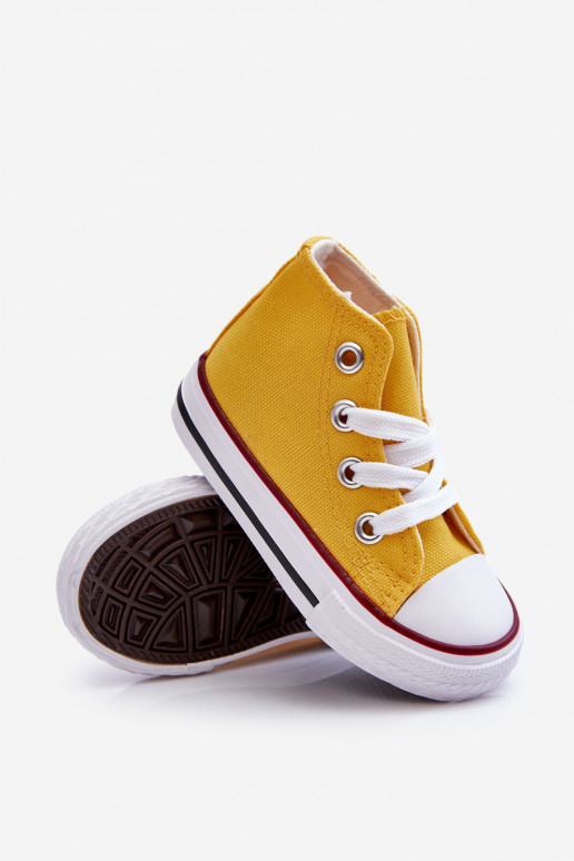 Chaussures pour enfants à semelles, jaune Filemon