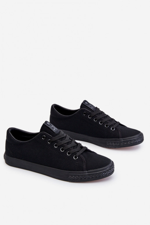 avec lanières Chaussures de loisirs modèle Classique de couleur noire Eleya