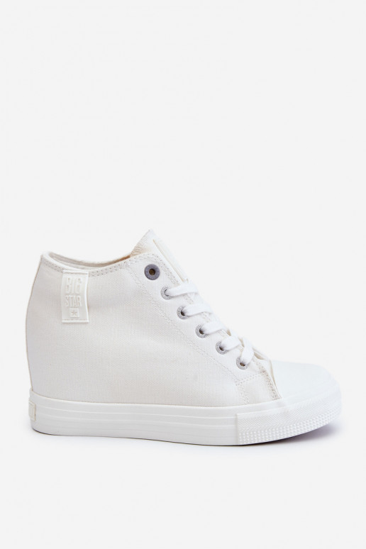 chaussures de loisirs avec semelle Big Star LL274035 couleur blanche