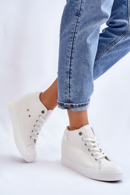 chaussures de loisirs avec semelle Big Star LL274035 couleur blanche