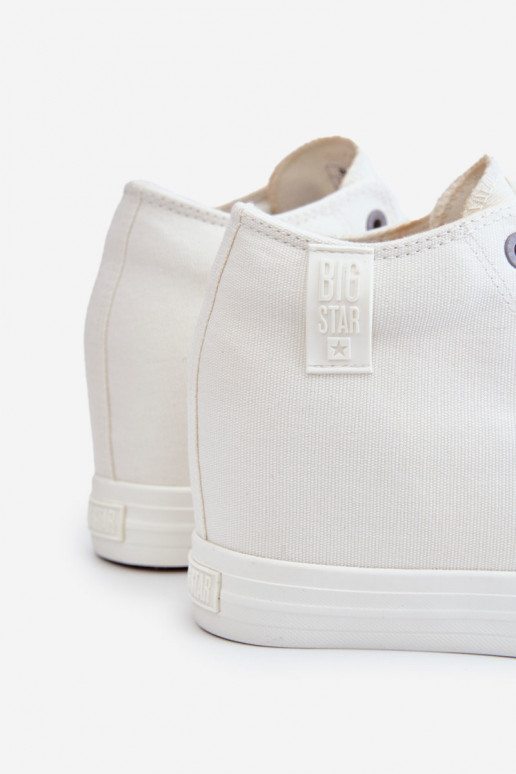 chaussures de loisirs avec semelle Big Star LL274035 couleur blanche