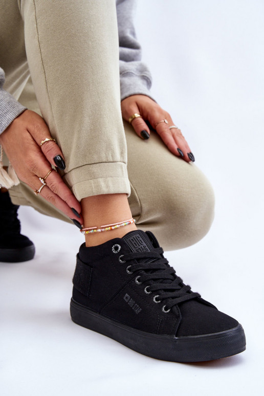 Chaussures de loisirs modèle classique avec semelle Big Star LL274001 couleur noire Chaussures de loisirs modèle classique avec semelle Big Star LL274001 couleur noire