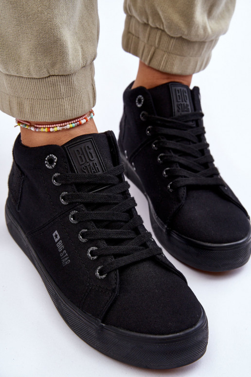 Chaussures de loisirs modèle classique avec semelle Big Star LL274001 couleur noire Chaussures de loisirs modèle classique avec semelle Big Star LL274001 couleur noire