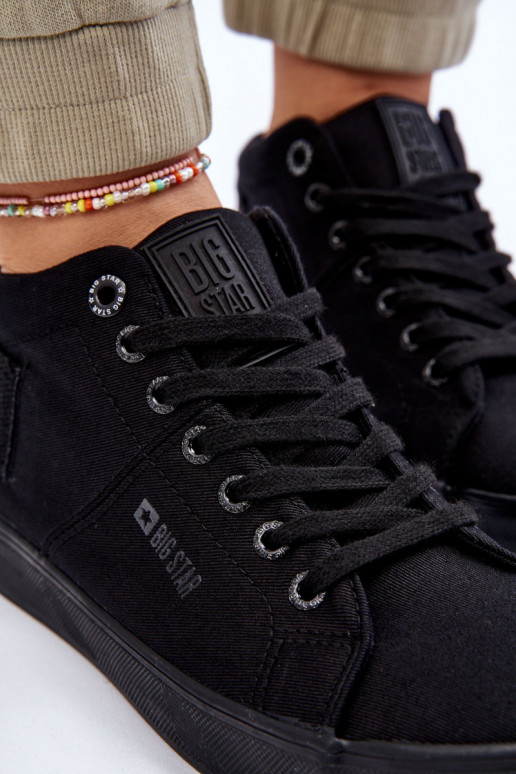 Chaussures de loisirs modèle classique avec semelle Big Star LL274001 couleur noire Chaussures de loisirs modèle classique avec semelle Big Star LL274001 couleur noire