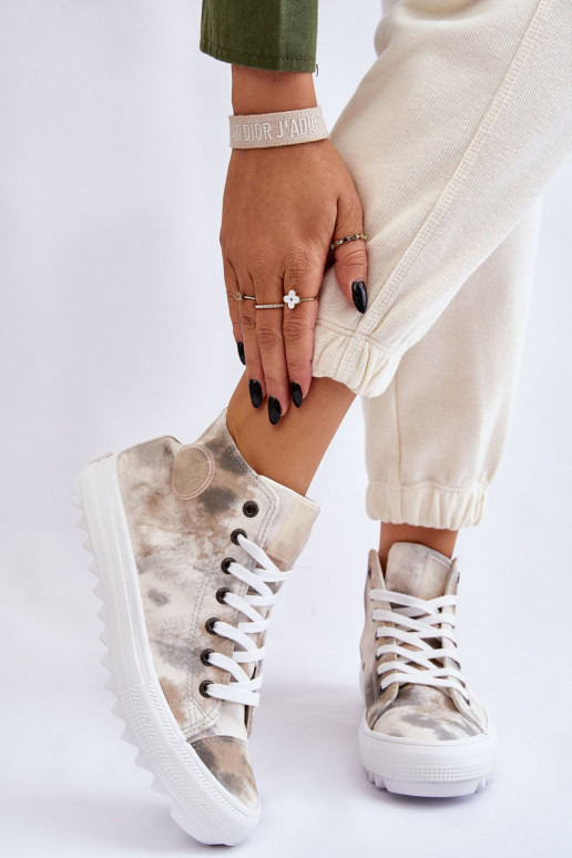 Chaussures de loisirs Big Star LL274047 Couleur blanc-vert Chaussures de loisirs Big Star LL274047 Couleur blanc-vert