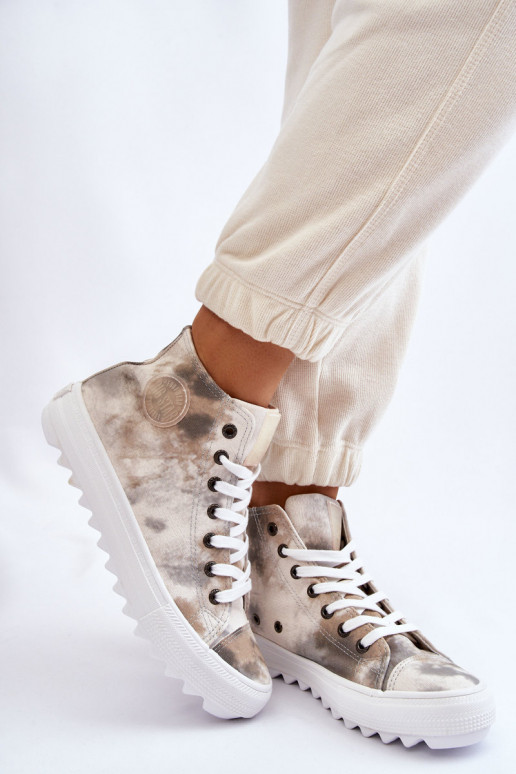 Chaussures de loisirs Big Star LL274047 Couleur blanc-vert