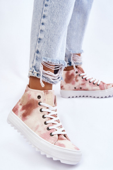 Chaussures décontractées Big Star LL274048 beige-rose