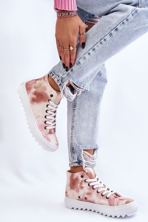 Chaussures décontractées Big Star LL274048 beige-rose Chaussures décontractées Big Star LL274048 beige-rose