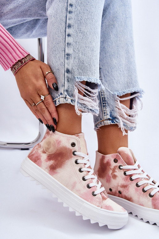 Chaussures décontractées Big Star LL274048 beige-rose Chaussures décontractées Big Star LL274048 beige-rose