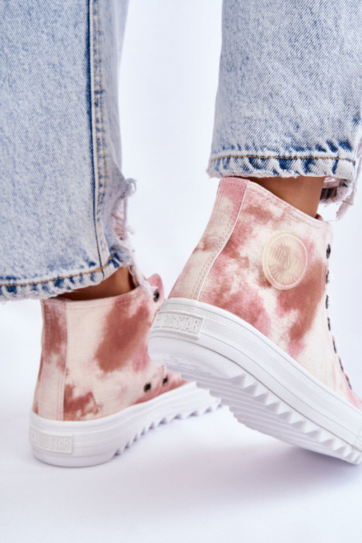 Chaussures décontractées Big Star LL274048 beige-rose Chaussures décontractées Big Star LL274048 beige-rose