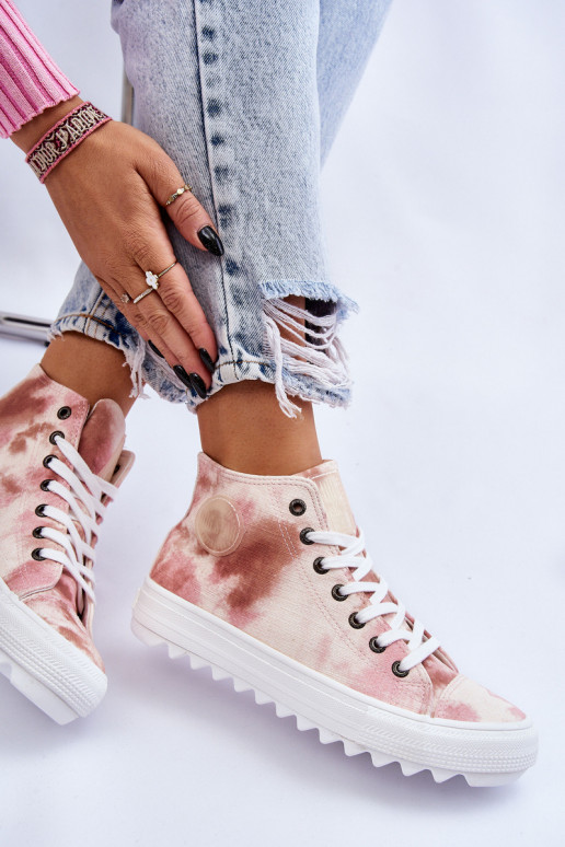 Chaussures décontractées Big Star LL274048 beige-rose Chaussures décontractées Big Star LL274048 beige-rose