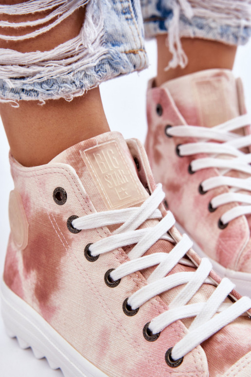 Chaussures décontractées Big Star LL274048 beige-rose Chaussures décontractées Big Star LL274048 beige-rose