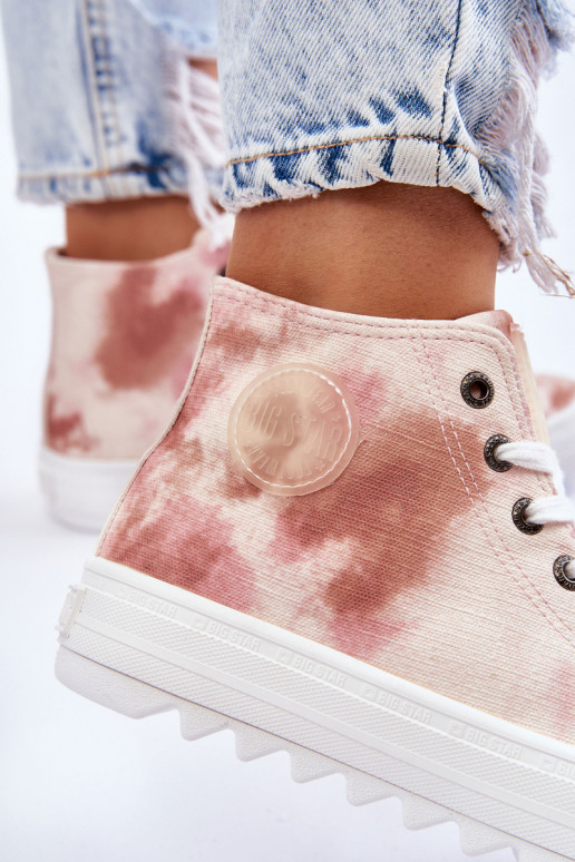 Chaussures décontractées Big Star LL274048 beige-rose Chaussures décontractées Big Star LL274048 beige-rose