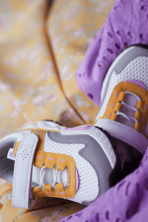 Baskets enfant à fermetures adhésives Big Star JJ374257 Blanc-jaune Baskets enfant à fermetures adhésives Big Star JJ374257 Blanc-jaune