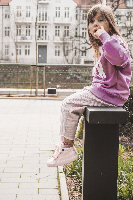 Chaussures de loisirs modèle classique pour enfants avec botte Big Star LL374003 couleur rose Chaussures de loisirs modèle classique pour enfants avec botte Big Star LL374003 couleur rose