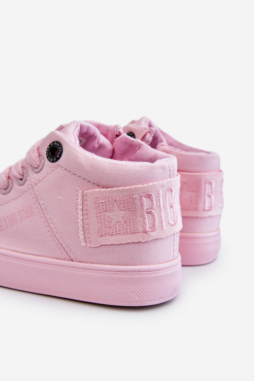 Chaussures de loisirs modèle classique pour enfants avec botte Big Star LL374003 couleur rose