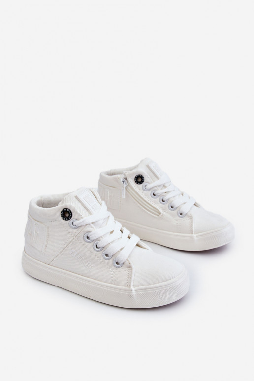 Chaussures de loisirs modèle classique pour enfants avec semelle Big Star LL374002 couleur blanche Chaussures de loisirs modèle classique pour enfants avec semelle Big Star LL374002 couleur blanche