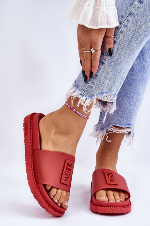 Chaussons Big Star LL274430 rouge Chaussons Big Star LL274430 rouge