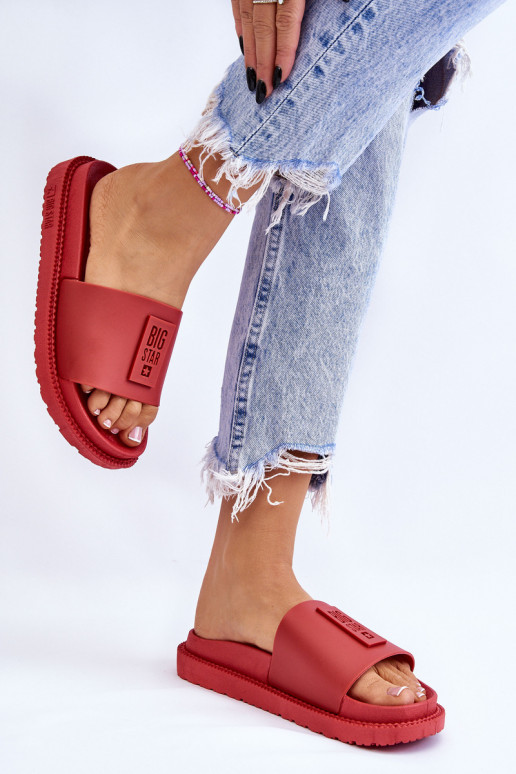 Chaussons Big Star LL274430 rouge