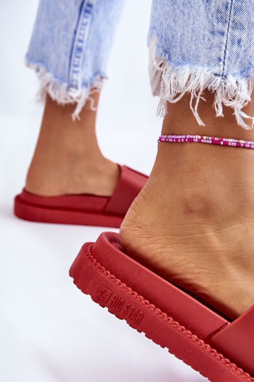 Chaussons Big Star LL274430 rouge