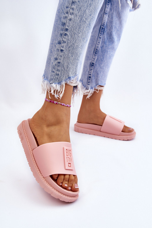 Chaussons Big Star LL274425 Nuance rose clair