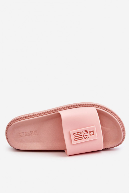 Chaussons Big Star LL274425 Nuance rose clair