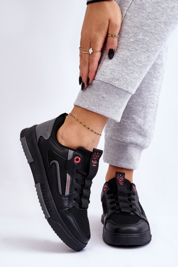 Baskets modèle chaussures Cross Jeans LL2R4012C couleur noir 2