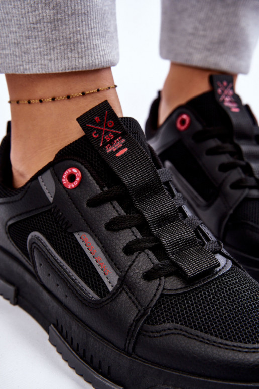 Baskets modèle chaussures Cross Jeans LL2R4012C couleur noir Baskets modèle chaussures Cross Jeans LL2R4012C couleur noir