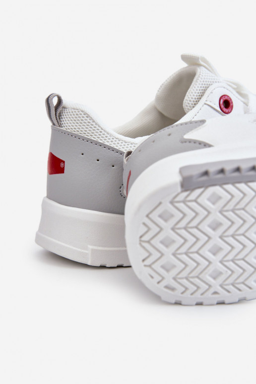 Baskets modèle chaussures Cross Jeans LL2R4011C couleur blanc