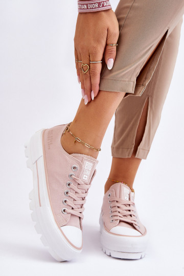 chaussures casual avec plateforme Big Star LL274151 Nude 2