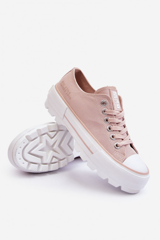 chaussures casual avec plateforme Big Star LL274151 Nude chaussures casual avec plateforme Big Star LL274151 Nude