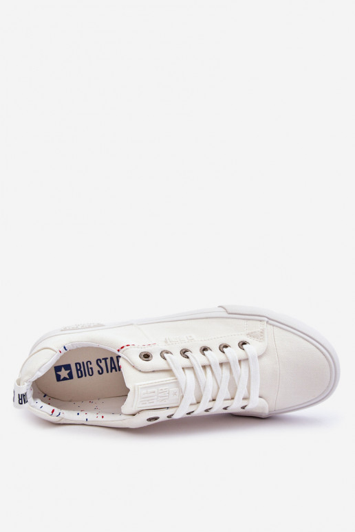 chaussures de loisirs Big Star KK174001 couleur blanche